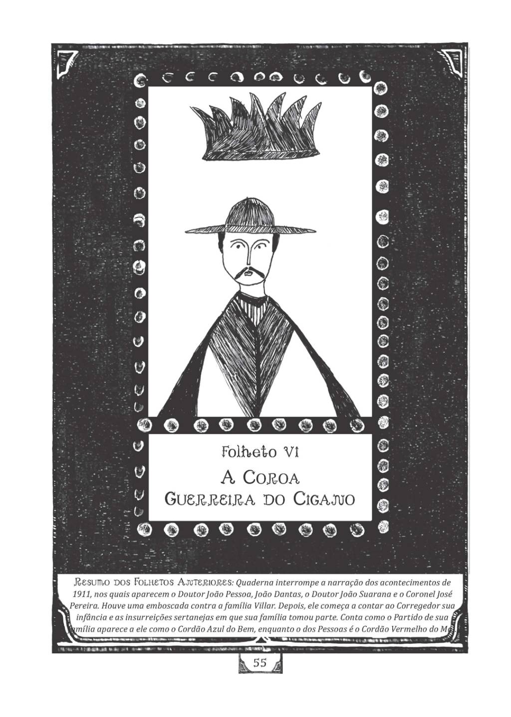 Folheto VI – A coroa guerreira do cigano | História do Rei Degolado nas Caatingas do Sertão