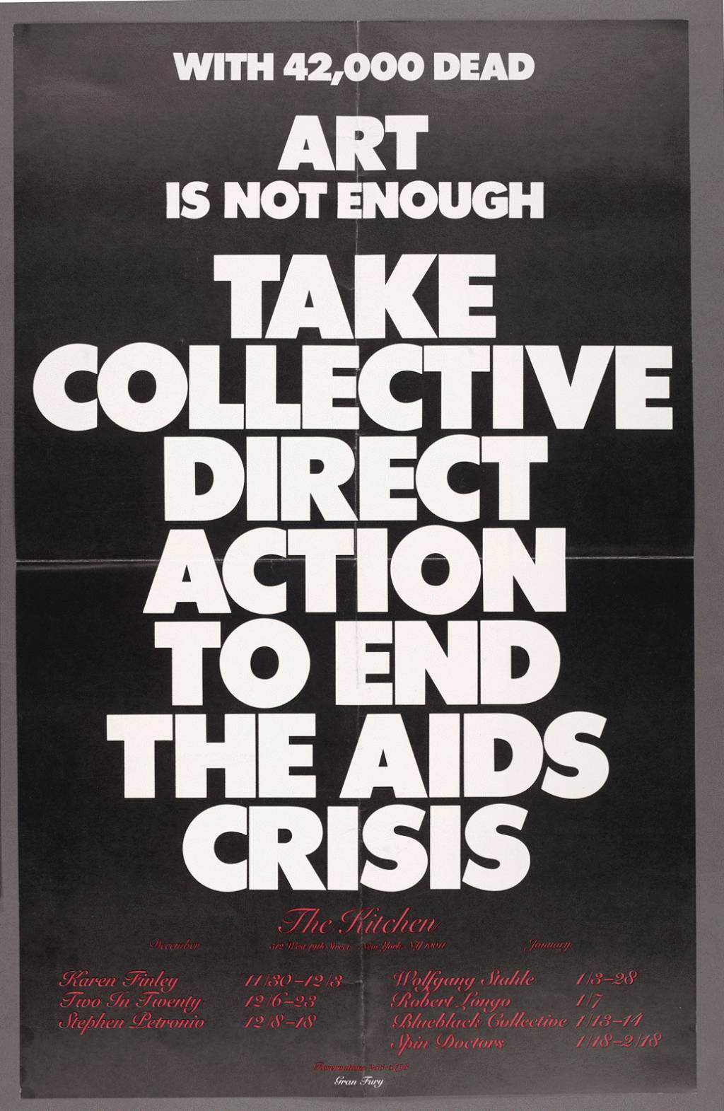 Gran-Fury-Art-is-not-Enough gran-fury-arte-nao-e-o-bastante